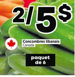 Val-Mont Concombres libanais offer