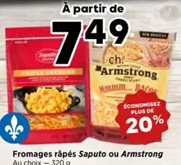 Val-Mont Fromages râpés Saputo ou Armstrong offer