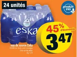 Super C Eau de source Eska | Eska spring water offer