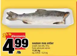 Super C saumon rose entier | frozen whole pink salmon offer