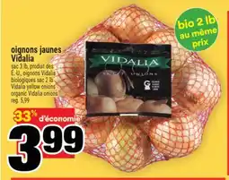 Super C oignons jaunes Vidalia | organic Vidalia onions offer