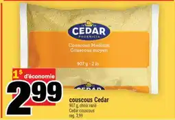 Super C couscous Cedar | Cedar couscous offer