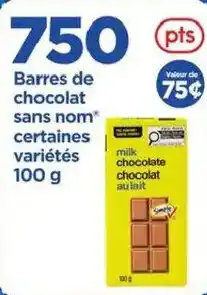 Maxi Barres de chocolat sans nom certaines variétés offer