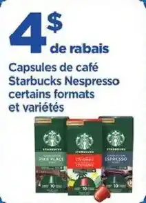 Maxi Capsules de café Starbucks Nespresso offer