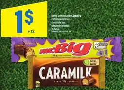 Maxi barre de chocolat Cadbury offer