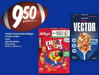 Maxi céréales format jumbo Kellogg's offer