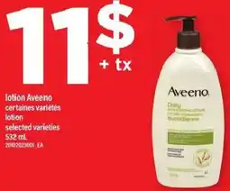 Maxi lotion Aveeno offer