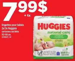 Maxi lingettes pour bébés 2x/3x Huggies offer