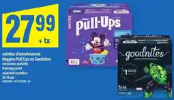 Maxi culottes d'entraînement Huggies Pull Ups ou Goodnites offer