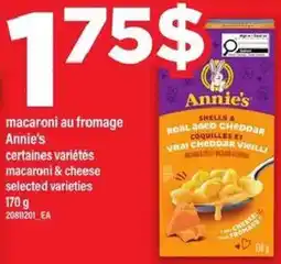 Maxi macaroni au fromage Annie's offer