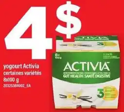 Maxi yogourt Activia offer