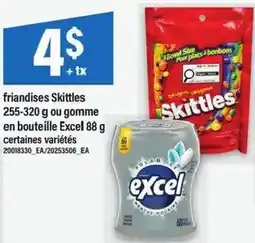 Maxi friandises Skittles ou gomme en bouteille Excel offer