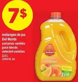 Maxi mélanges de jus Del Monte offer