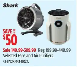 Canadian Tire Selected Fans and Air Purifiers offer