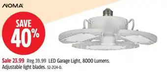 Canadian Tire NOMA LED Garage Light, 8000 Lumens offer