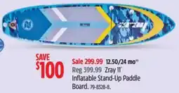 Canadian Tire Zray 11' Inflatable Stand-Up Paddle Board offer