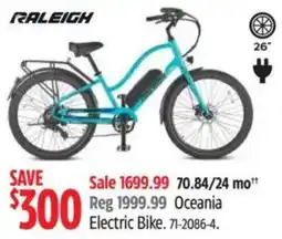 Canadian Tire RALEIGH Oceania Electric Bike offer