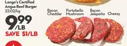 Longo's Longo's Certified Angus Beef Burger offer