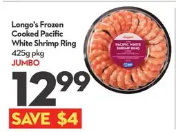 Longo's Longo's Frozen Cooked Pacific White Shrimp Ring offer