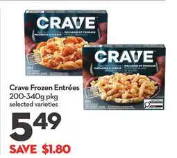 Longo's Crave Frozen Entrées offer