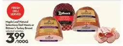 Longo's Natural Selections Deli Meats or Turkey Breast offer