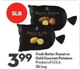 Longo's Fresh Butter Russet or Gold Gourmet Potatoes offer