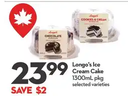 Longo's Longo's Ice Cream Cake offer