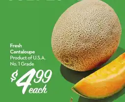 Longo's Fresh Cantaloupe offer