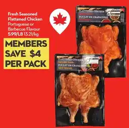 Longo's Fresh Seasoned Flattened Chicken offer
