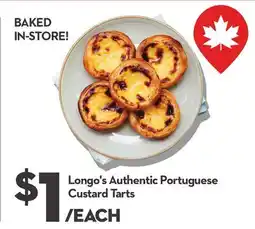 Longo's Longo's Authentic Portuguese Custard Tarts offer