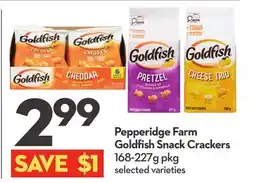 Longo's Pepperidge Farm Goldfish Snack Crackers offer