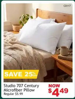 Oxford Mills Studio 707 Century Microfiber Pillow offer