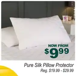 Oxford Mills Pure Silk Pillow Protector offer
