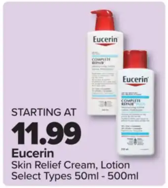 PharmaChoice Eucerin Skin Relief Cream, Lotion offer