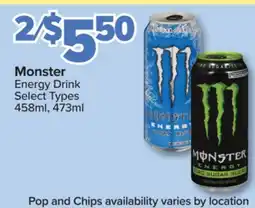PharmaChoice Monster Energy Drink offer