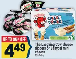 Marché Adonis The Laughing Cow cheese dippers or Babybel mini cheese offer