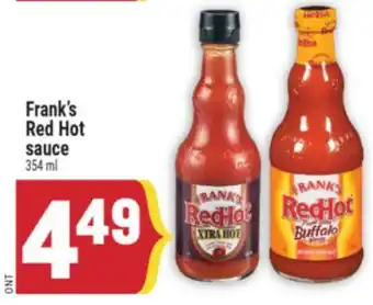 Marché Adonis FRANK'S RED HOT SAUCE offer