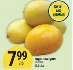 Marché Adonis sugar mangoes offer