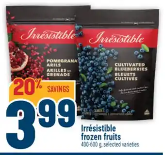 Marché Adonis IRRÉSISTIBLE FROZEN FRUITS offer
