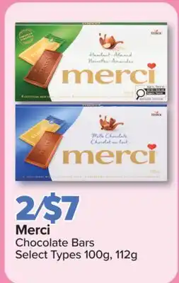 PharmaChoice Merci Chocolate Bars offer