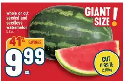 Marché Adonis WHOLE OR CUT SEEDED AND SEEDLESS WATERMELON offer