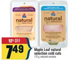 Marché Adonis Maple Leaf natural selection cold cuts offer