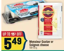 Marché Adonis MONSIEUR GUSTAV OR SOIGNON CHEESE offer