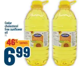 Marché Adonis Cedar cholesterol free sunflower oil offer
