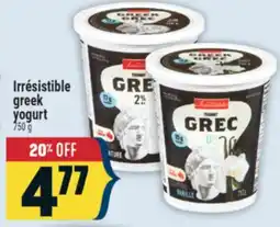 Marché Adonis Irrésistible greek yogurt offer