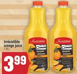 Marché Adonis Irrésistible orange juice offer