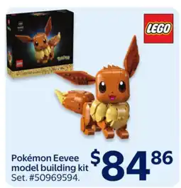 Walmart Lego Pokémon Eevee Model Building Kit offer