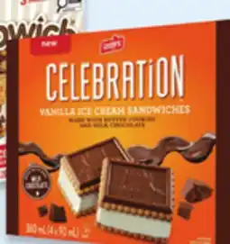 Walmart Leclerc Célébration ice cream sandwiches offer