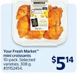 Walmart Your Fresh Market mini croissants offer