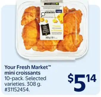 Walmart Your Fresh Market mini croissants offer